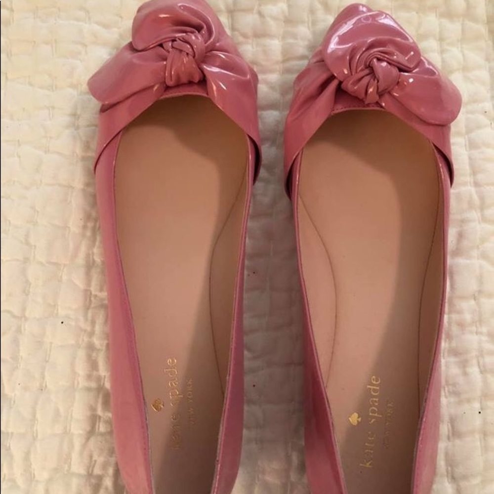 Kate Spade Pink Ballet Flats Brand New